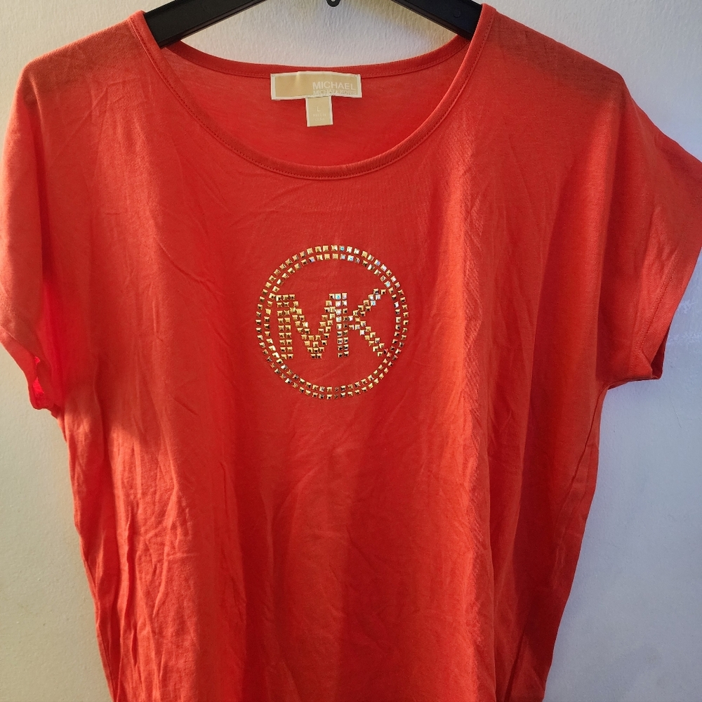 MICHAEL KORS TOP SIZE LARGE WITH BLING